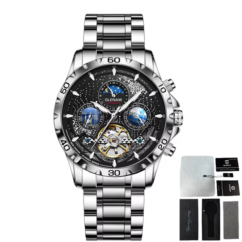 Design Mens Watches Top Brand Luxury Fashion Business Automatic Watch Men'S Waterproof Mechanical Watch Montre Homme