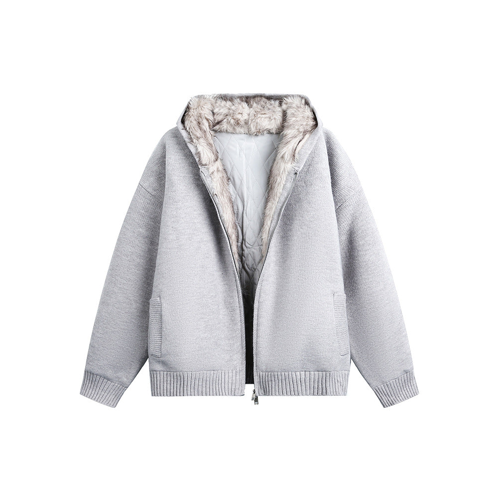 Winter fleece warm jacket