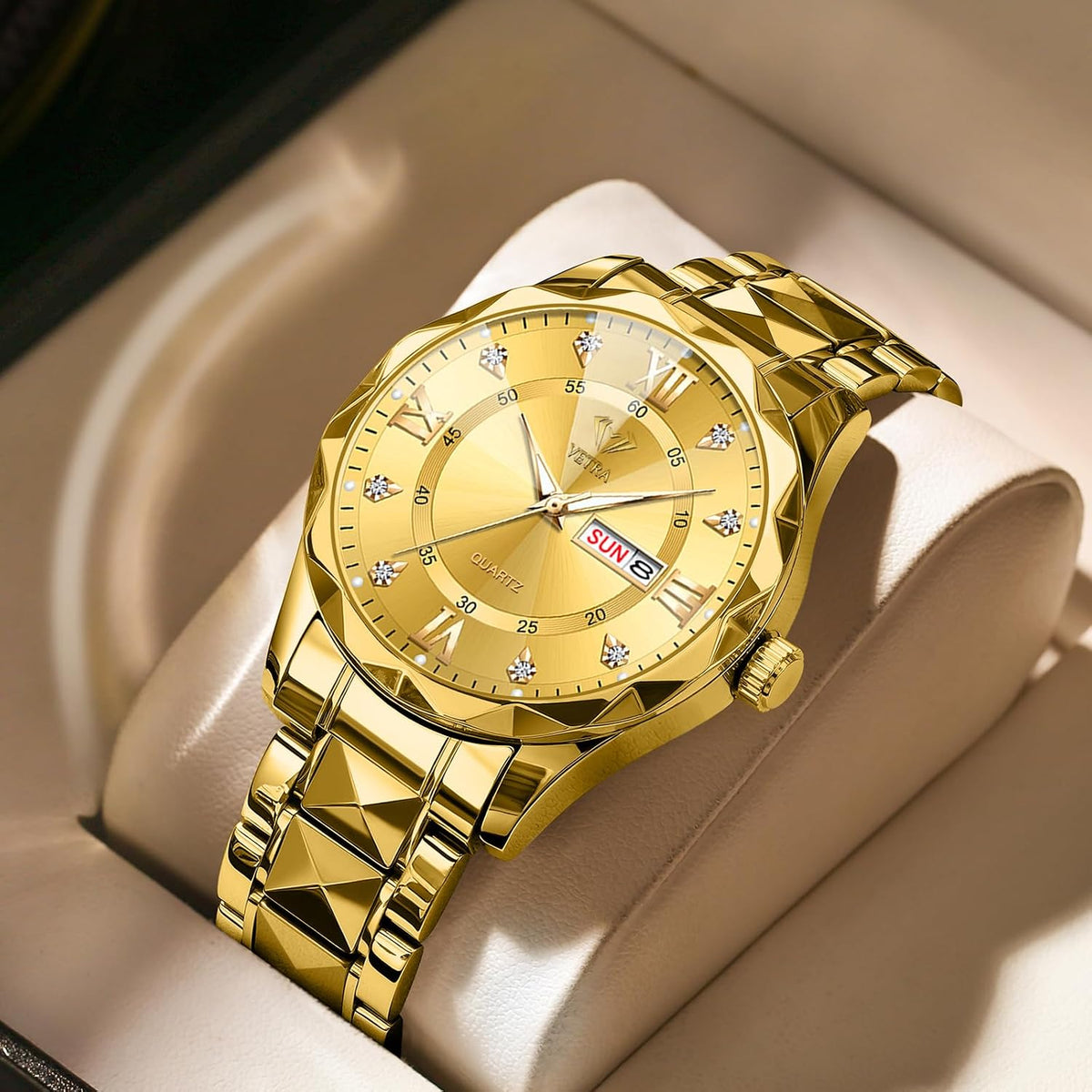 Watches for Men Luxury Diamond Dress Business Classic Wrist Watch