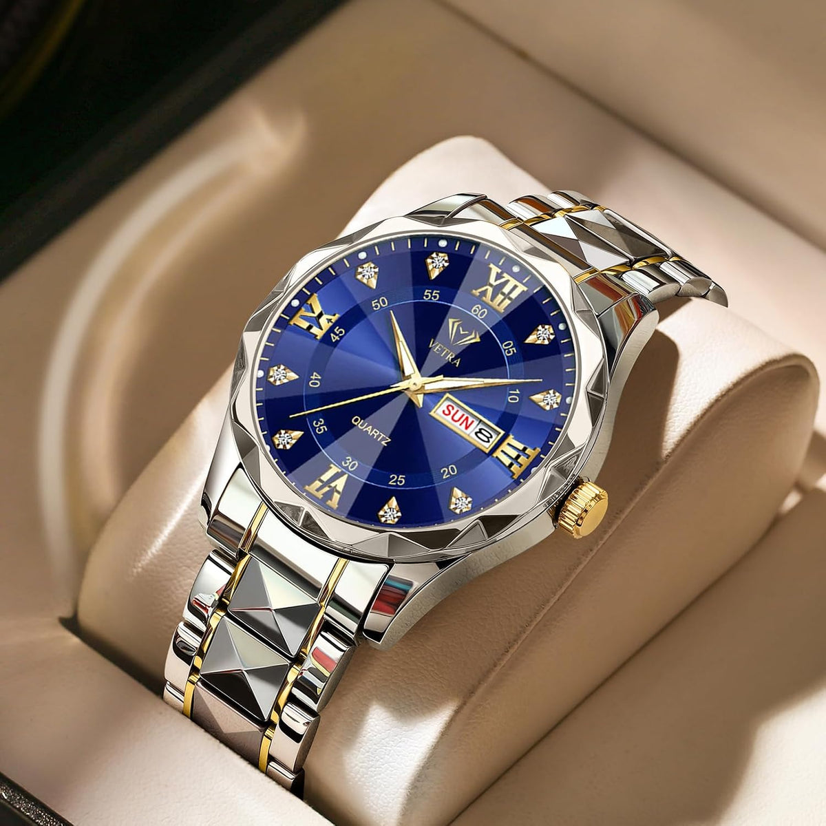 Watches for Men Luxury Diamond Dress Business Classic Wrist Watch