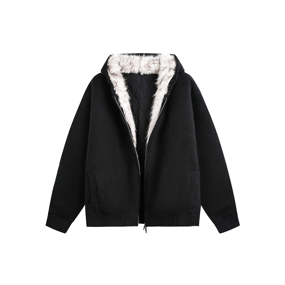 Winter fleece warm jacket