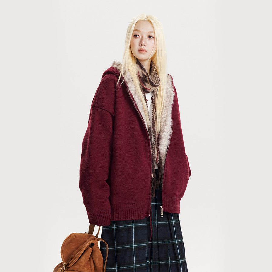 Winter fleece warm jacket