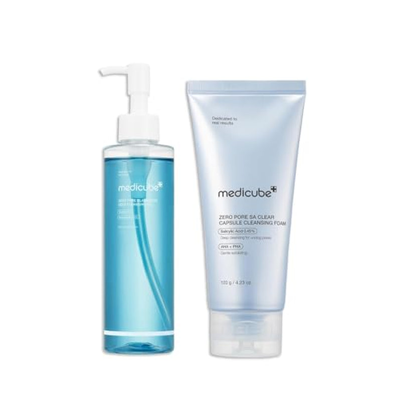 Double Cleansing - Zero Pore Cleansing Oil & Zero Capsule Cleanser