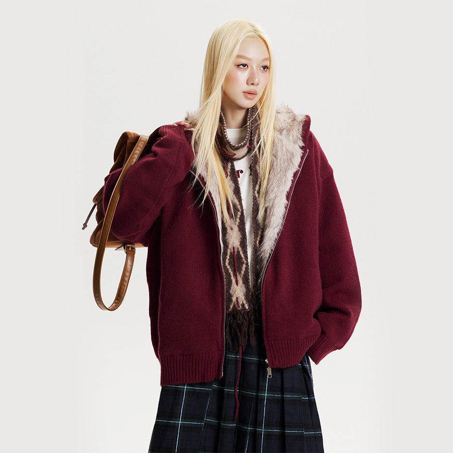 Winter fleece warm jacket