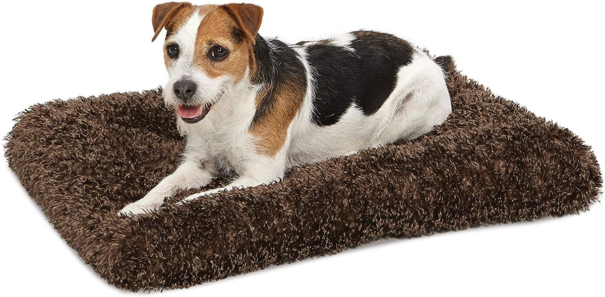 Quiettime Deluxe Coco Chic Pet Bed - Ultra-Soft, Overstuffed, Machine Washable, Designed for 24-Inch Crates