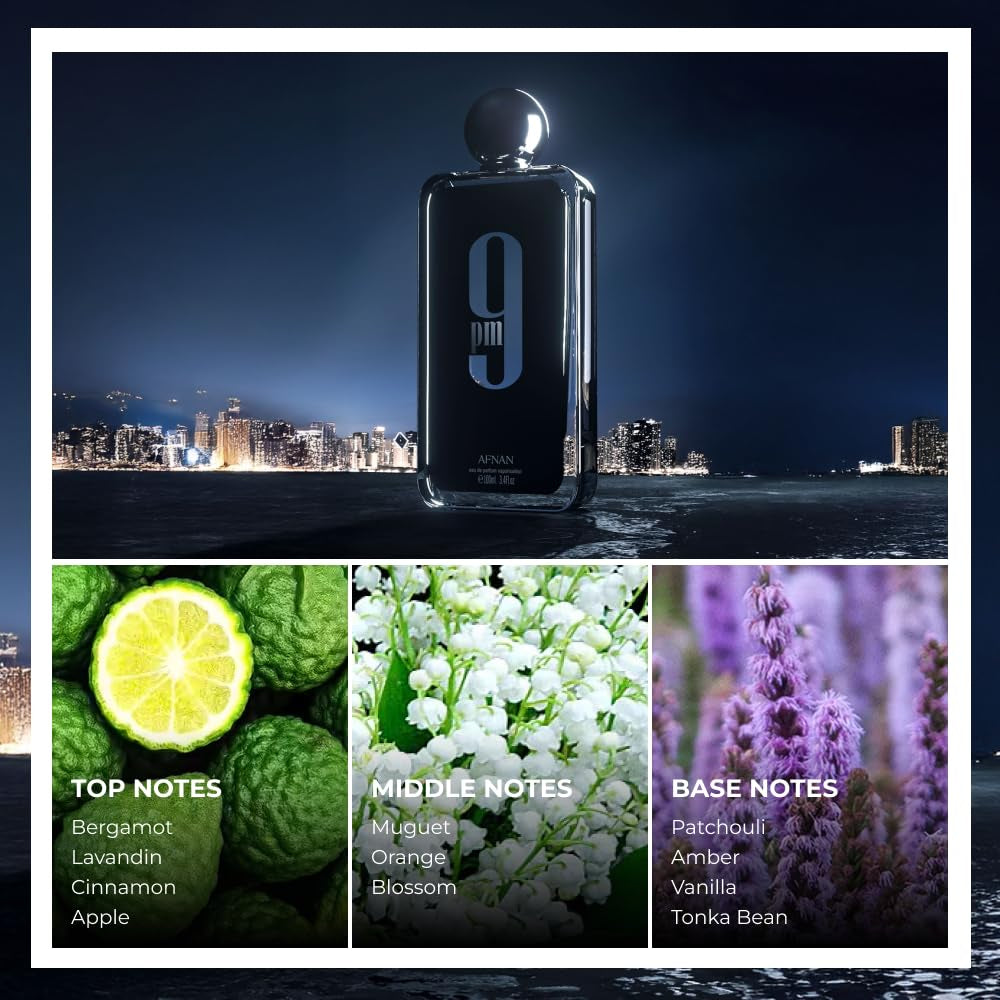 9 PM Eau De Parfum for Men, 5 Fl. Oz