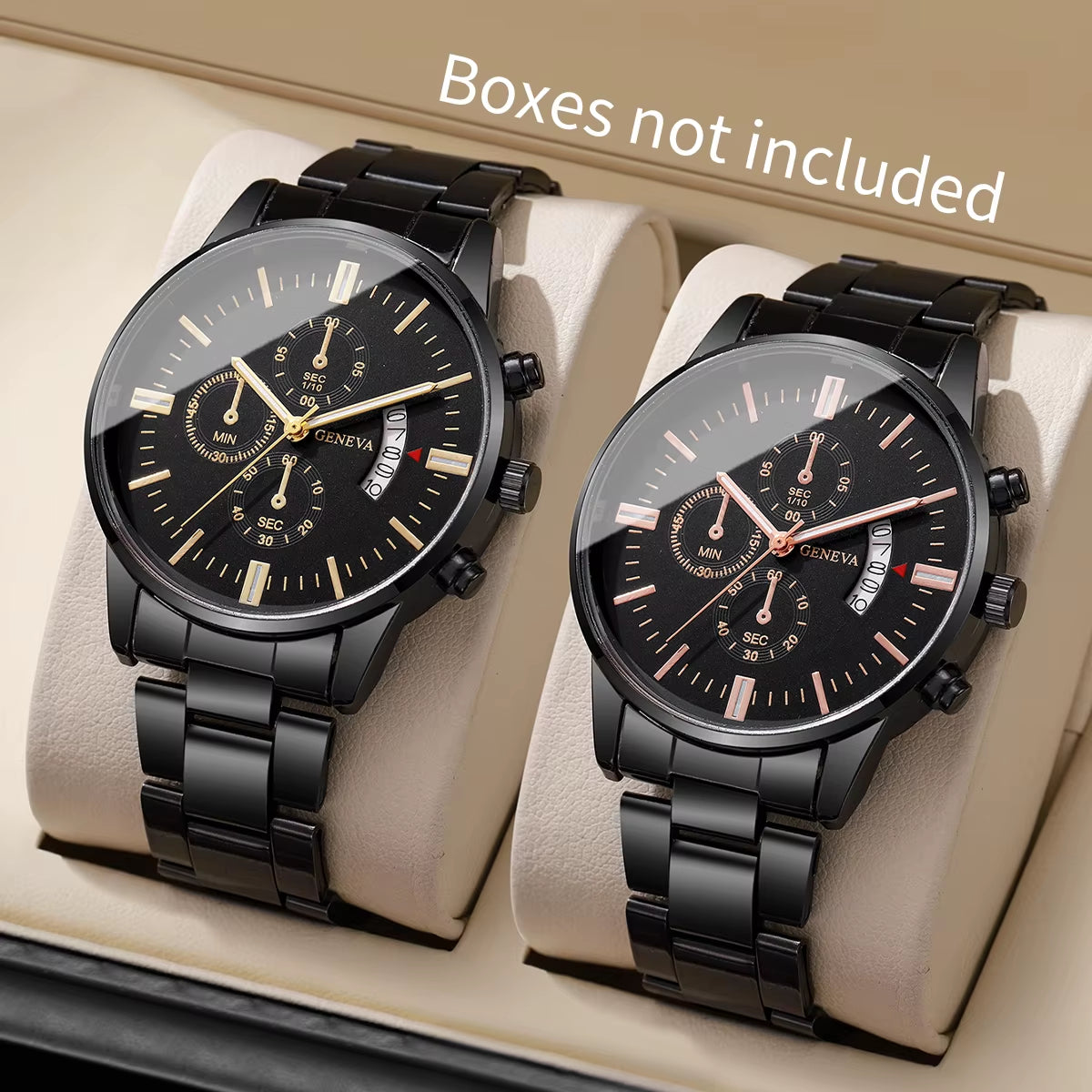 1/2/3/4PCS Fashion Men Business Watches Luxury Calendar Quartz Watch for Man Clock Montre Homme（Without Box）