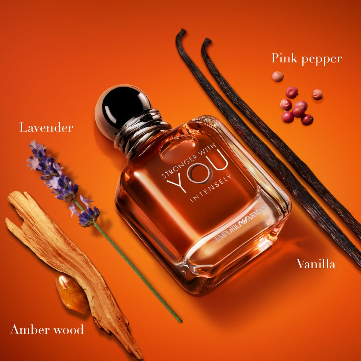Armani Beauty Stronger with You Intensely - Warm & Spicy Cologne for Men