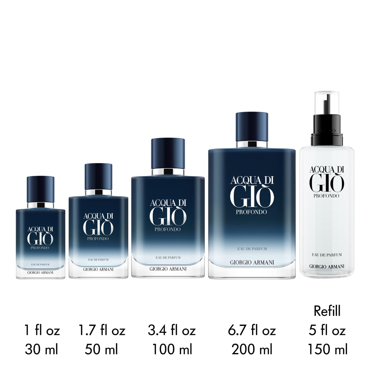 Armani Beauty Acqua Di Giò Profondo Eau De Parfum - Aquatic Mens Cologne