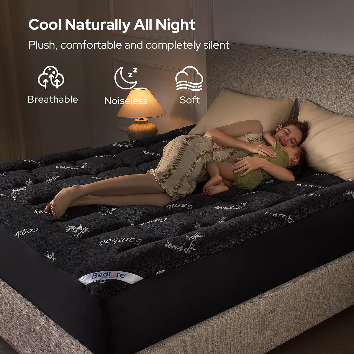 Twin Mattress Topper, Thick Soft Pillow Top Bed Topper