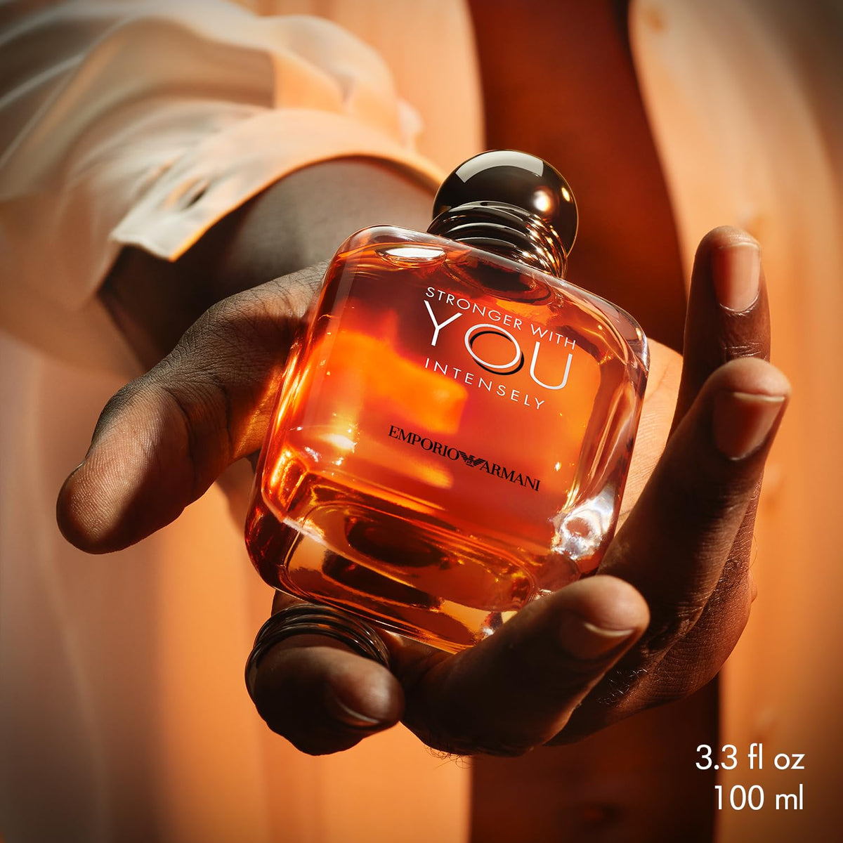 Armani Beauty Stronger with You Intensely - Warm & Spicy Cologne for Men