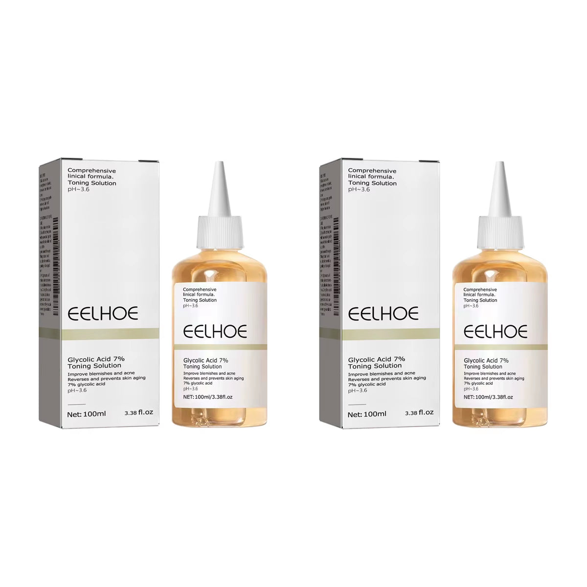 Glycolic Acid 7% Toning Solution Exfoliating Toner Pore Minimizer Skin Smoothing Brightening Even Tone Daily Facial Skincare