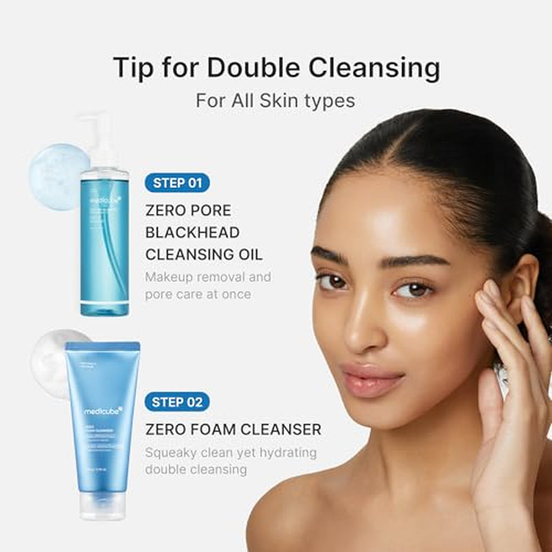 Double Cleansing - Zero Pore Cleansing Oil & Zero Capsule Cleanser